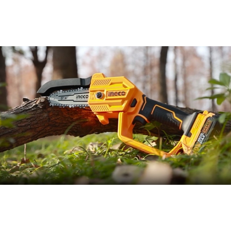 Мини цепная пила без аккумулятора INGCO CGSLI2058