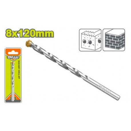 Сверло по бетонy 8х120мм SDS-Plus DYLLU DTMJ1K07