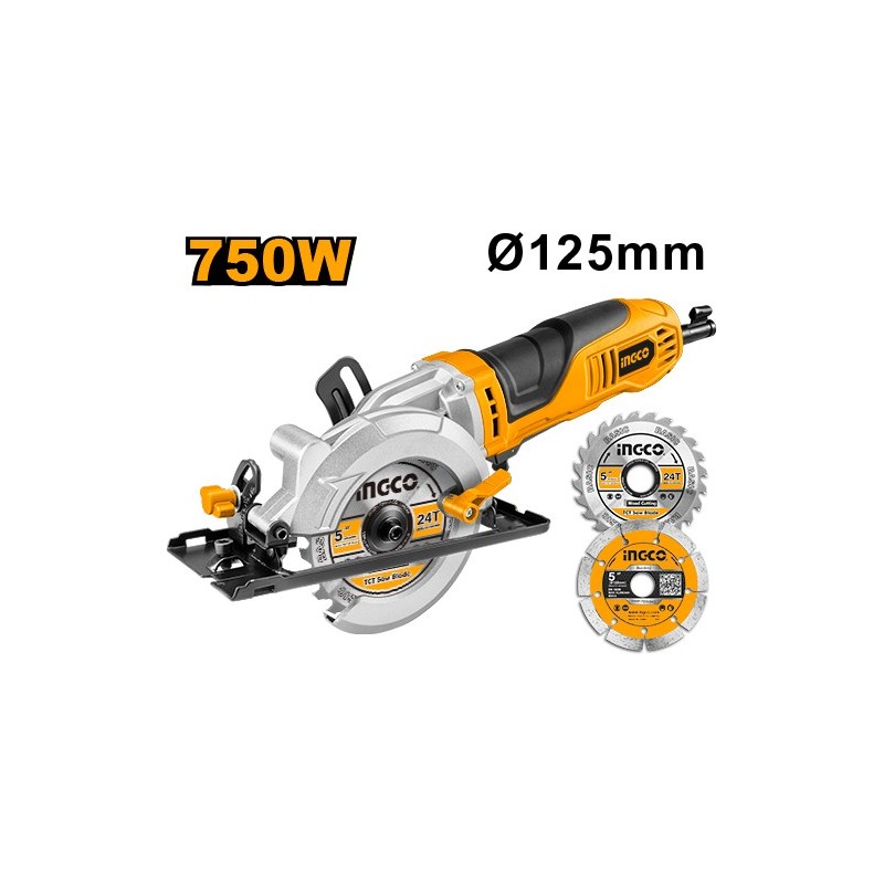 Циркулярная многофункциональная пила 125мм 750 Вт MFS1251 INGCO