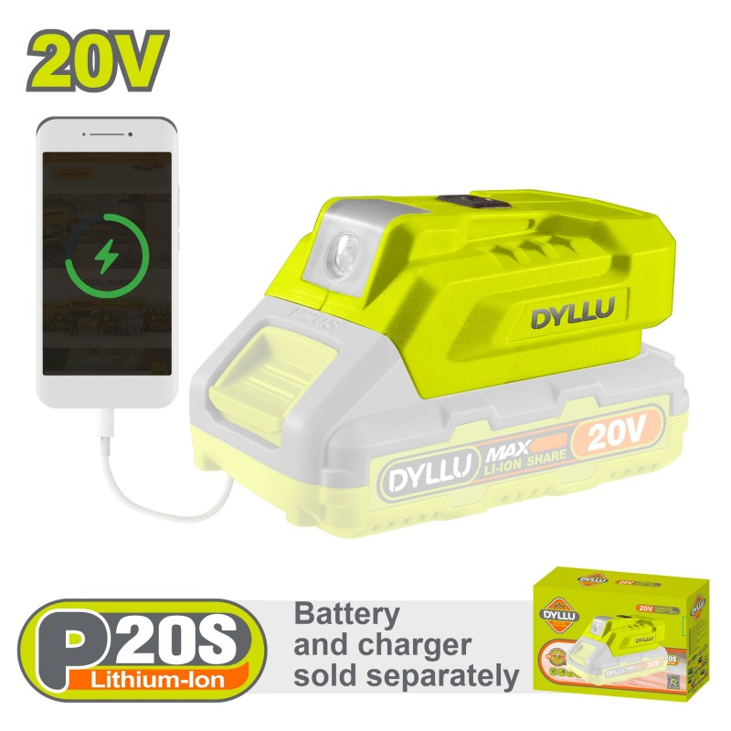 Зарядное устройство для аккумуляторов 20В DYLLU DTUCP118