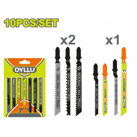 Комплект полотен для сабельной пилы 10шт. DYLLU DTJB3K11