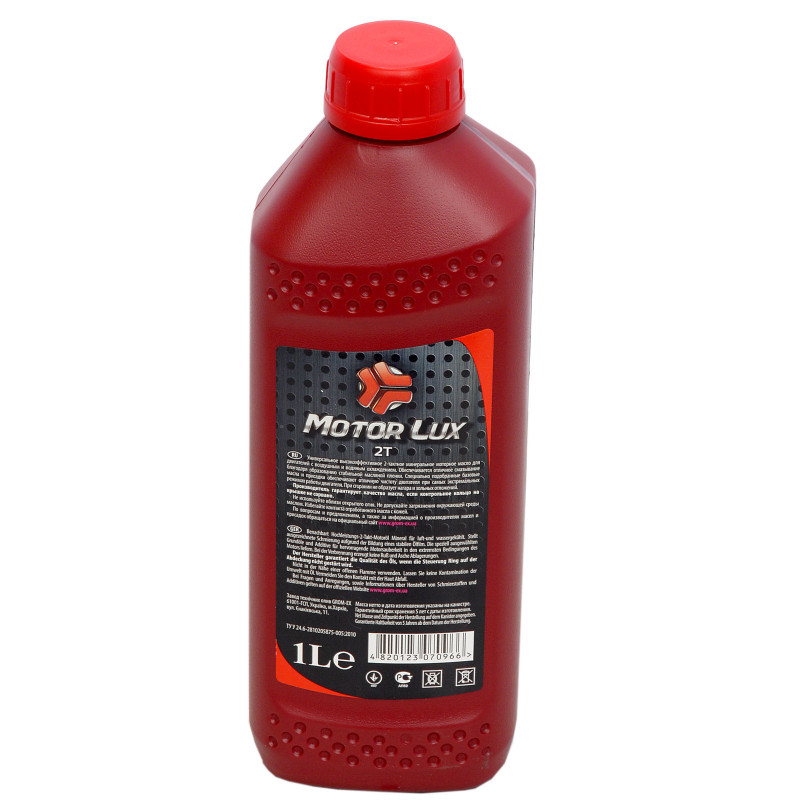 Масло моторное 2-х тактное MOTOR LUX 2T 1L mineral