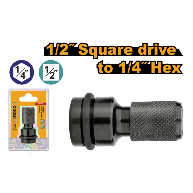 Адаптер квадратный в шестигранный INGCO ABH60501