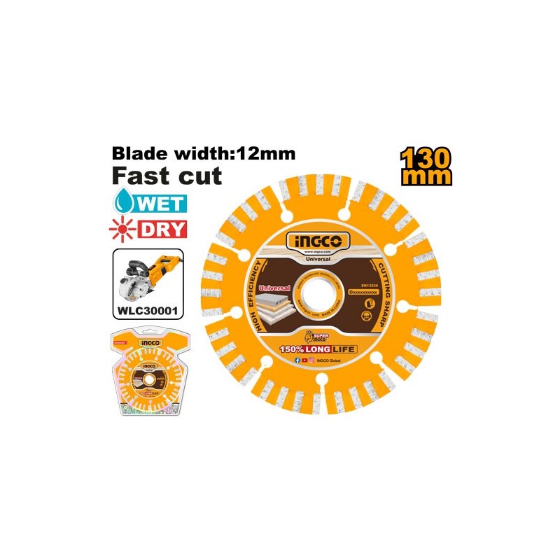 Диск алмазный 130 mm INGCO DMD011301