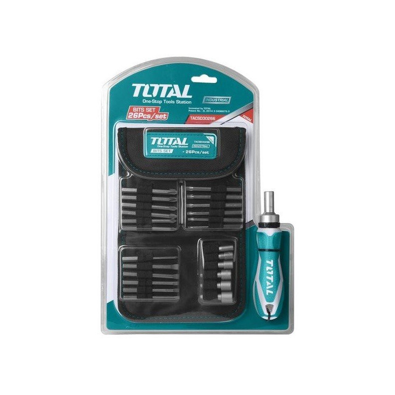 Набор Отвёрток с трещёткой PH/SL, 26 buc. TACSD30266 TOTAL