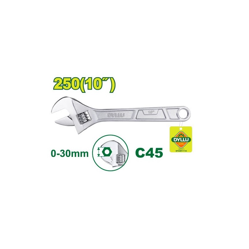 Ключ разводной 250мм DYLLU DTAW1110