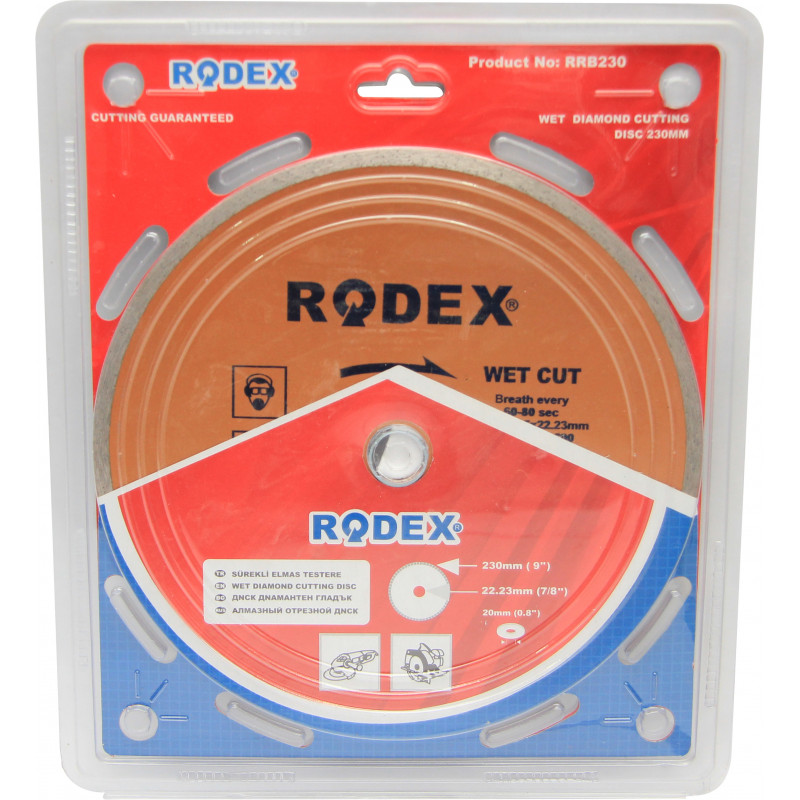 RRB230   Диски с алмаз покрыт Rodex 230 влажный тип
