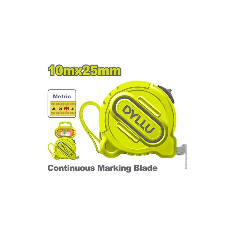 Рулетка 10м*19мм DYLLU DTMT1250M