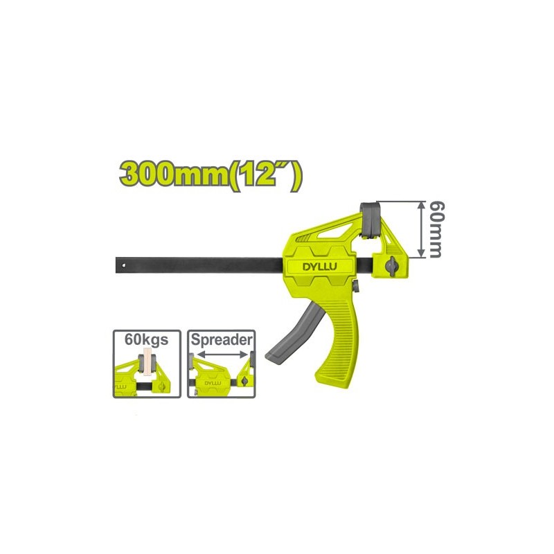Быстрозажимная струбцина 60x300мм DYLLU DTCP4312