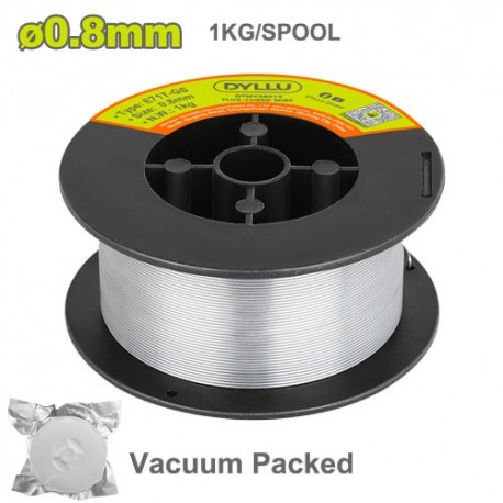 Cварочная проволока с флюсом 0.8mm 1кг DYLLU DTSFC08012