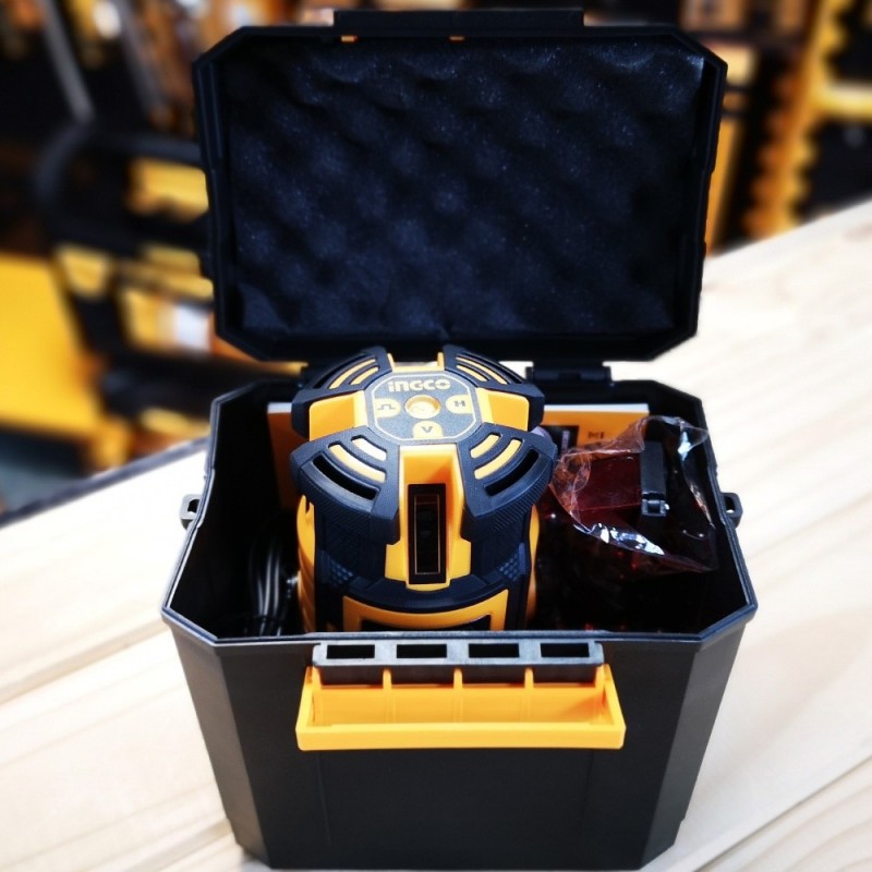 Нивелир лазерный многолинейный 0-30м INGCO HLL306505