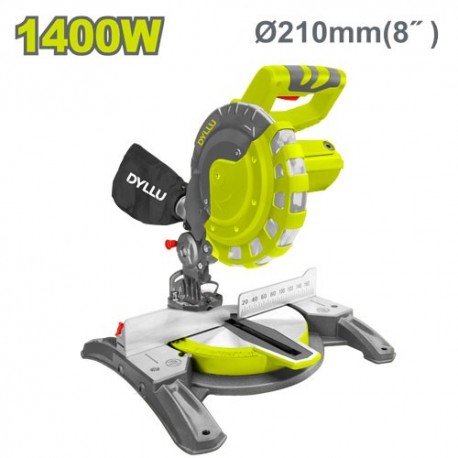 Пила торцовочная 210мм 1400Вт DYLLU DTXD151400