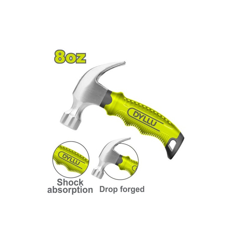 Молоток-гвоздодер мини 220г DYLLU DTHM33D8