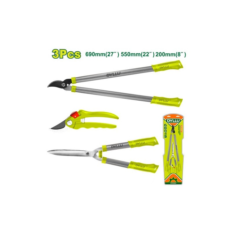 Набор секаторов 3шт. DYLLU DTPR3E03