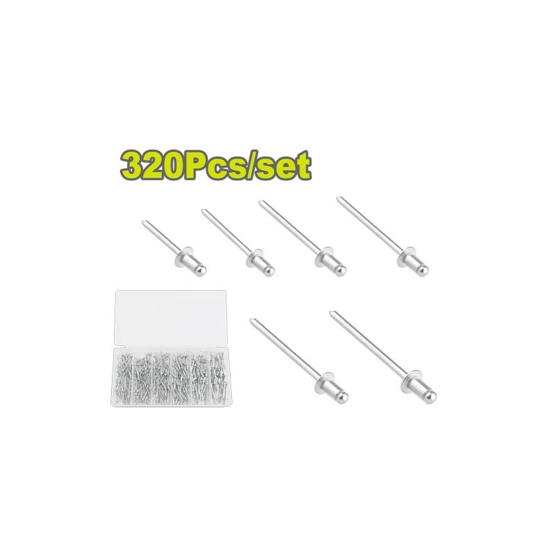 Набор заклепок 320шт. DYLLU DTREZ511