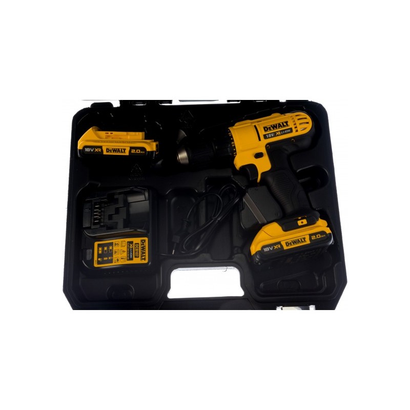 Шуруповёрт аккумуляторный Li-Ion 18V 2x2Ah Ah DeWALT DCD771D2