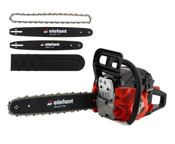 Бензиновая цепная пила ELEFANT EM-5.5, 10000 об/мин, 5,5 л.с.