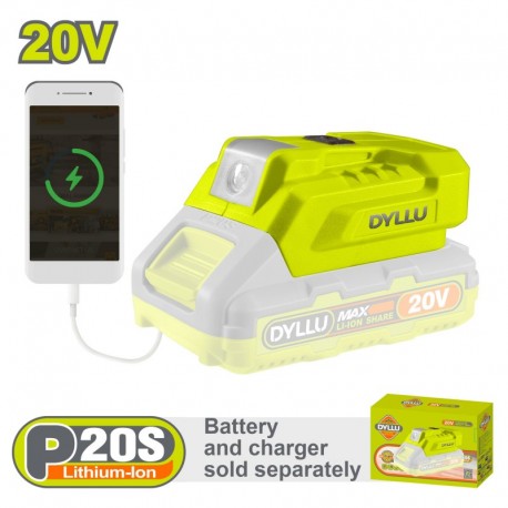 Зарядное устройство для аккумуляторов 20В DYLLU DTUCP118