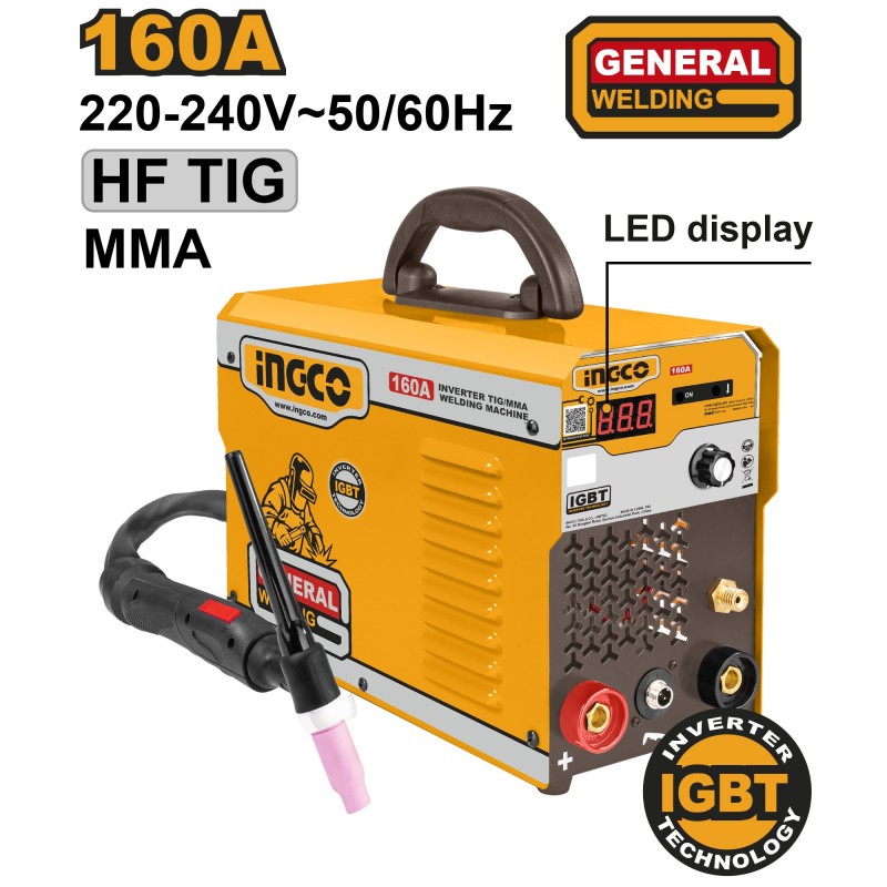 Сварочный аппарат   160A  INDUSTRIAL  INGCO ING-TIG1601