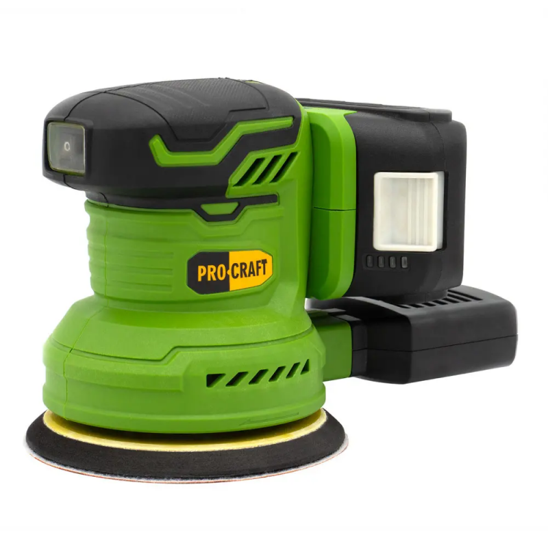 Аккумуляторная эксцентриковая шлифмашина Procraft PX20BL