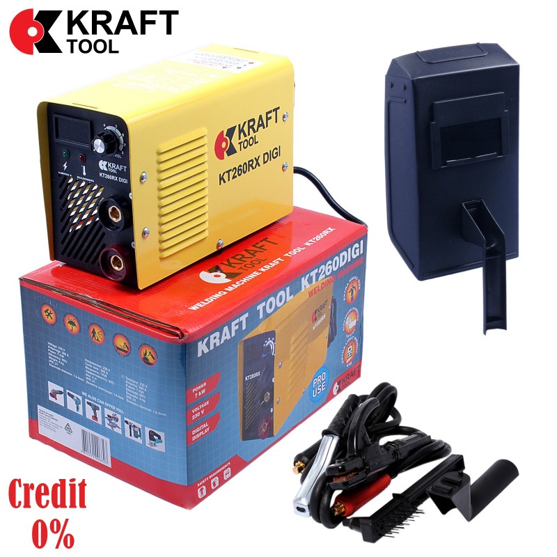 Инверторный сварочный аппарат 260A KT260RXDIGI KraftTool