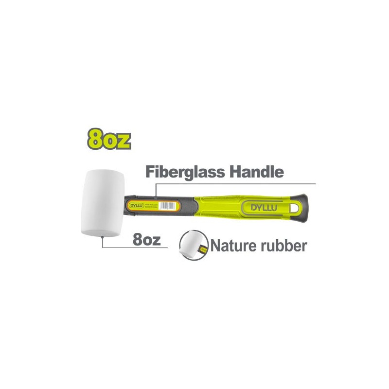 Киянка резиновая 220г DYLLU DTHM7303