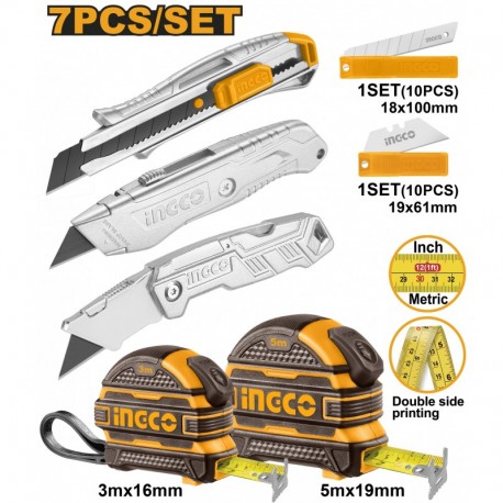 Комплект ручных инструментов 7шт. INGCO HMK23036