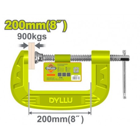 Струбцина столярная тип G 200мм DYLLU DTCP1108
