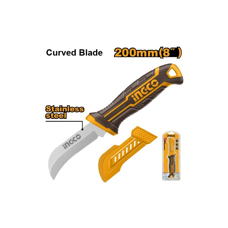 Нож монтажника 200мм INGCO HPK82001