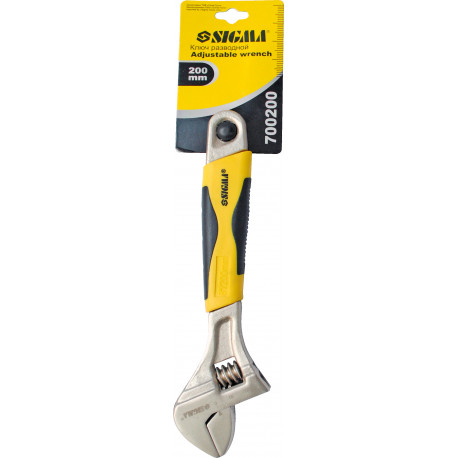 РАЗВОДНОЙ КЛЮЧ 200mm CrV (in cauciuc )700200
