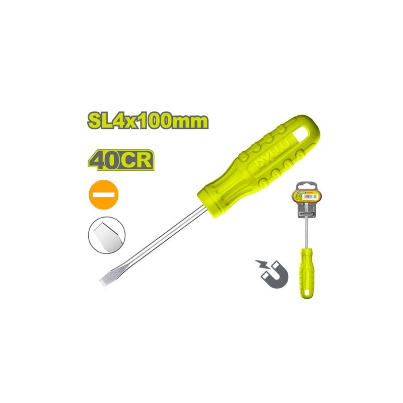 Плоская отвертка SL4*100мм DYLLU DTSD3944