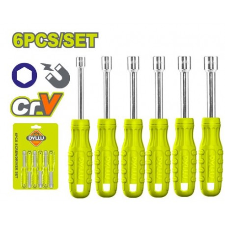Набор шестигранных отверток 6шт DYLLU DTSS24T6