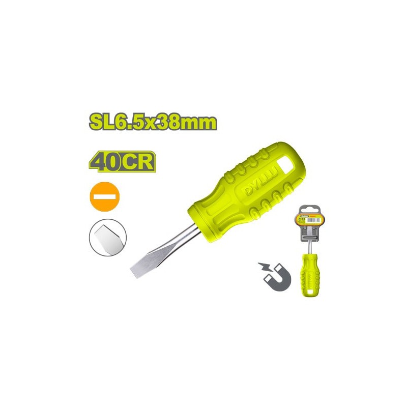 Плоская отвертка SL6.5*38мм DYLLU DTSD3961