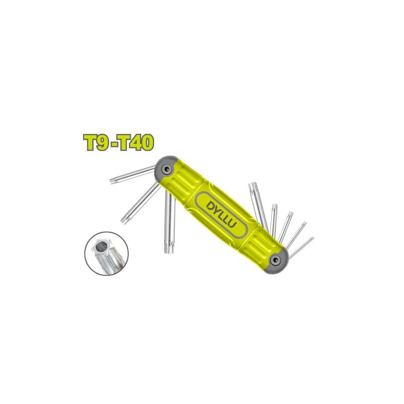 Набор шестигранников 8 шт.T9-T40 DYLLU DTHK3281