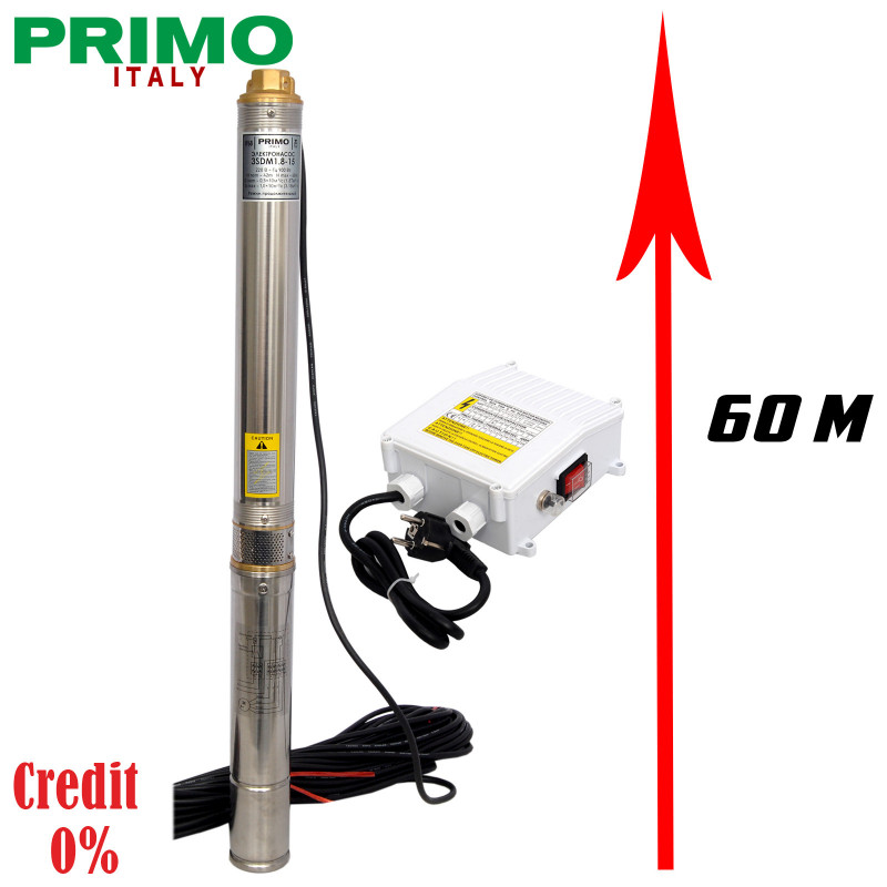 Погружной насос 900W 3SDM1.8-15 PRIMO