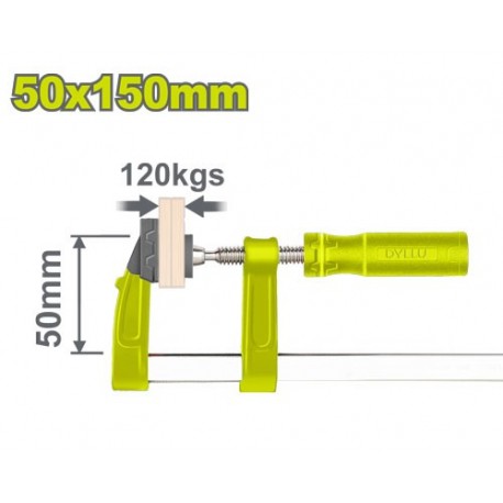 Струбцина столярная тип F 50x150мм DYLLU DTCP2151