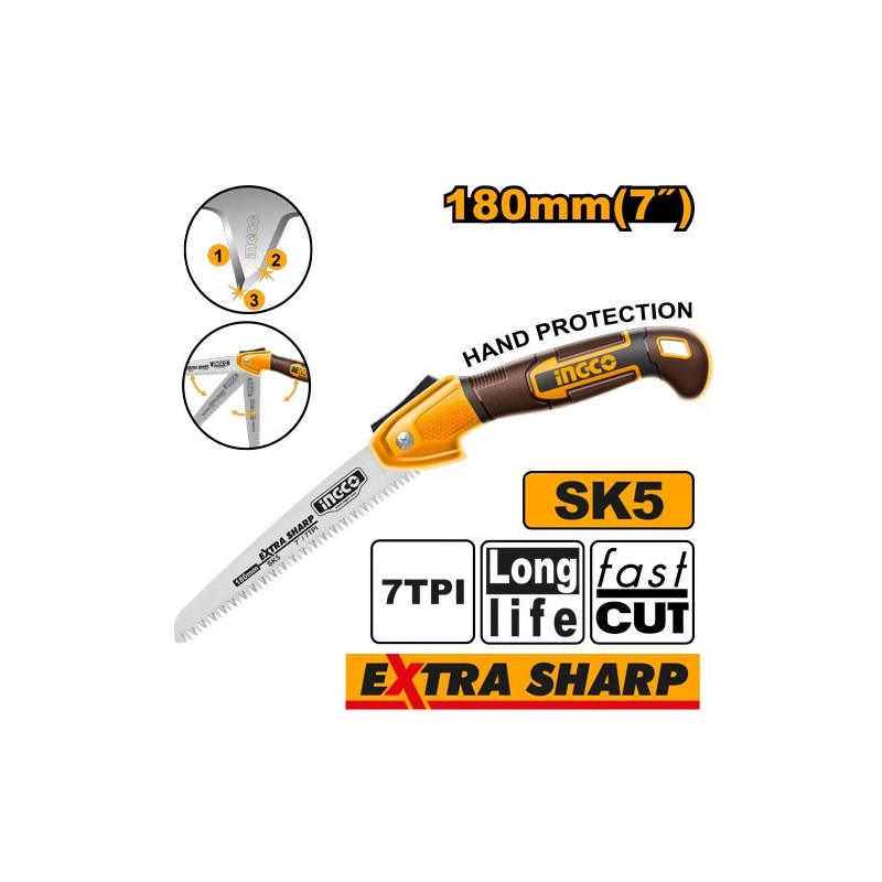 Ручная складная пила INGCO HFSW1806