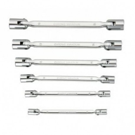 Ключи торцевые 8-19mm 6buc CrV ULTRA 705306