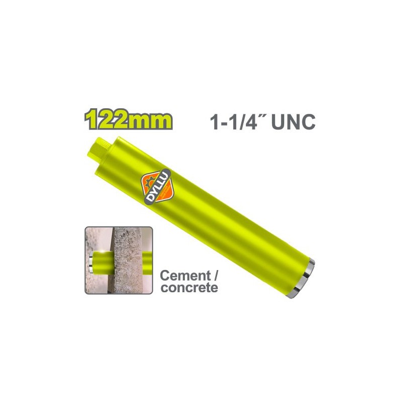 Буровая коронка с алмазным напылением 122мм DYLLU  DTQR23122