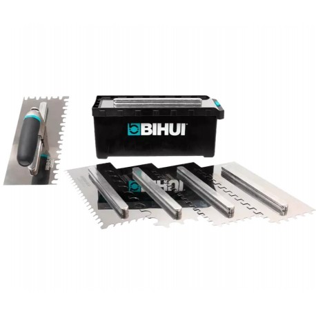 Набор гладилок зубчатых BIHUI 480x130мм PTSJK9