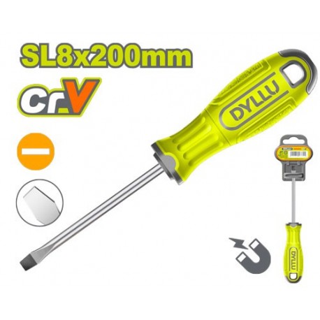 Плоская отвертка  SL8*200мм DYLLU DTSD1288