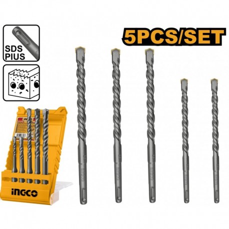 Набор свёрел по бетону SDS-plus 5шт INGCO AKD2052