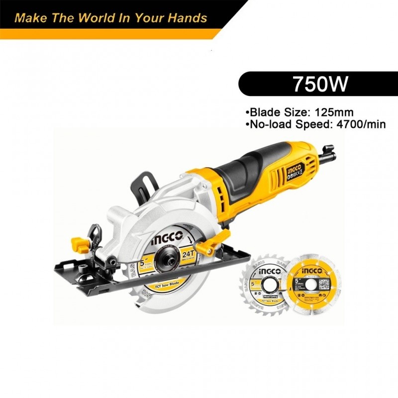 Циркулярная многофункциональная пила 125мм 750 Вт MFS1251 INGCO