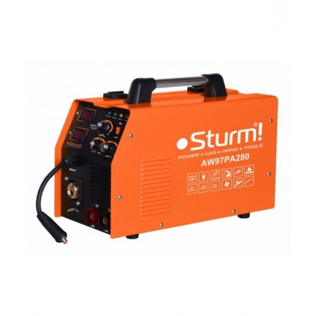 Сварочный инверторный полуавтомат AW97PA280 MIG/MAG/MMA 280А...
