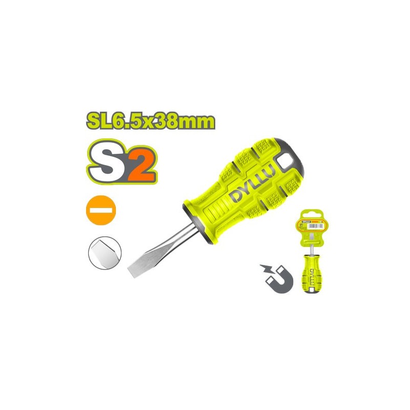 Плоская отвертка SL6.5*38мм DYLLU DTSDA261