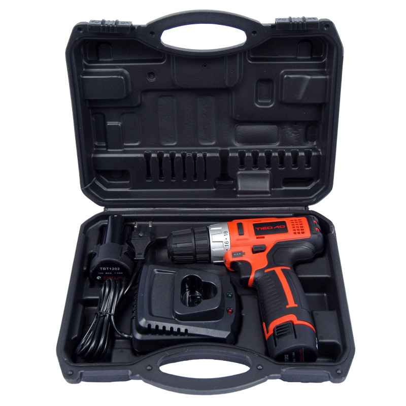 Шуруповерт аккумуляторный TIEDAO 12V Li-Ion TDT1202