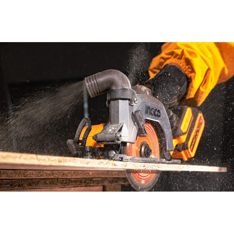 Циркулярная аккумуляторная  пила 1*4,0A 140 mm 20V  INGCO...