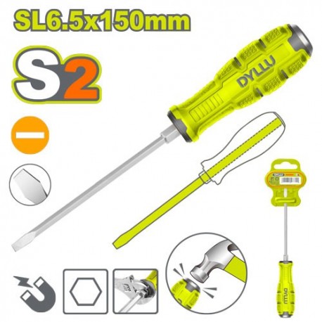 Плоская отвертка SL6.5*150мм DYLLU DTQJ1266