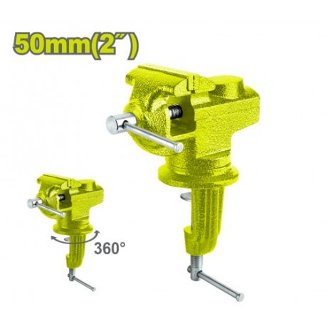 Тески слесарные поворотные с наковальней 50мм DYLLU DTBV1A02