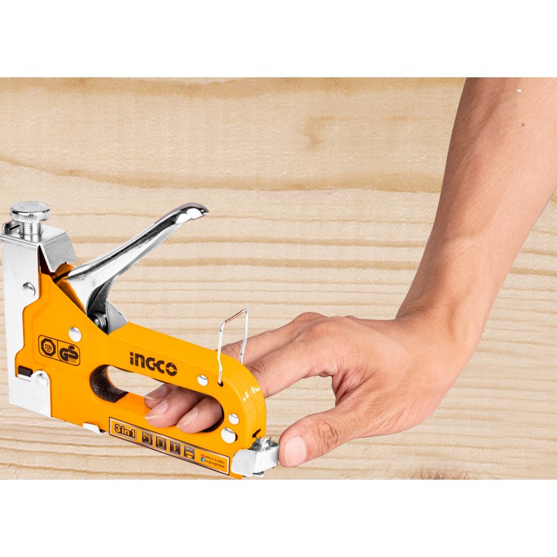 Степлер 3 в 1  4-14mm INGCO HSG1405